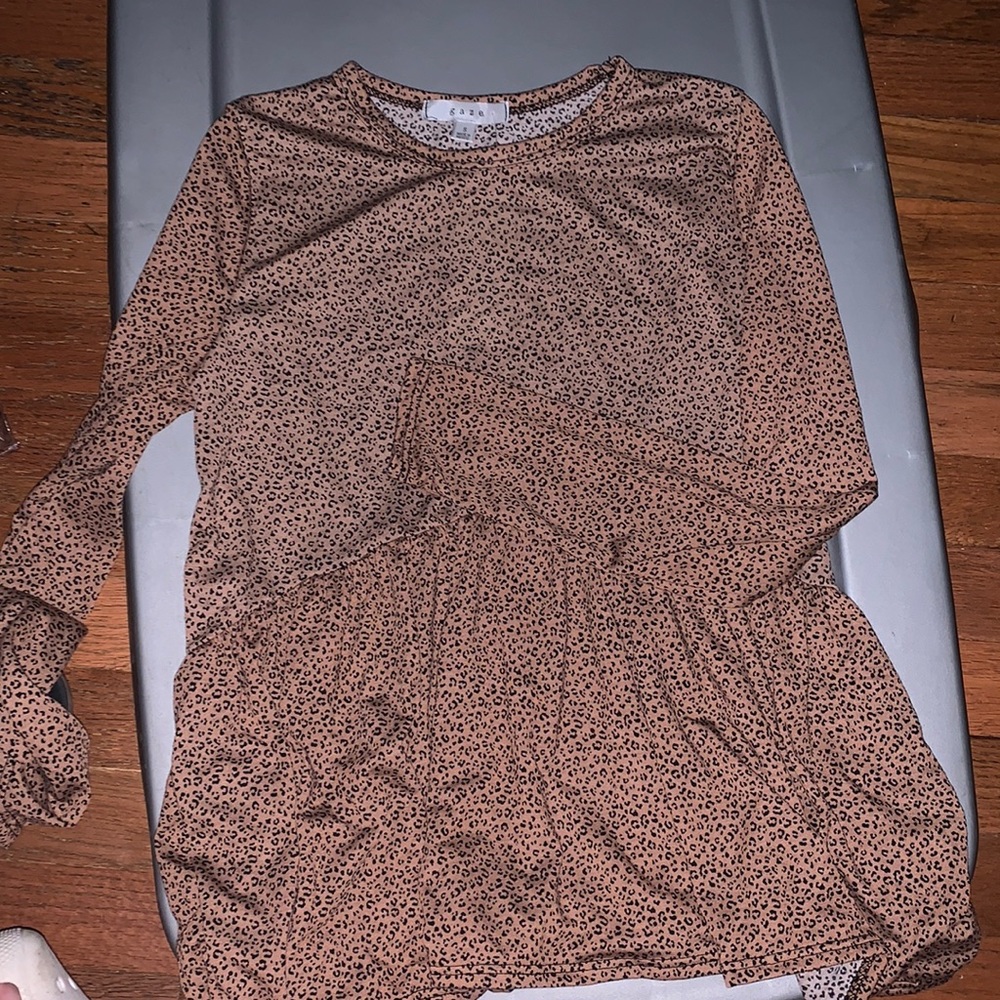 really cute leopard print blouse